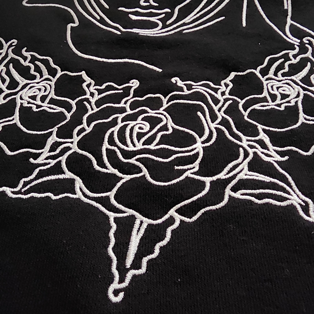 NWT Forever 21 Mens Buena Suerte Religious Sweatshirt Hoodie Sz. XL - Picture 10 of 12